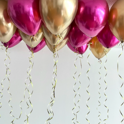 Хром золото/гранат 15шт